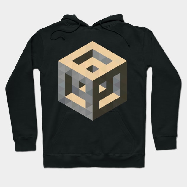 Cubeception Hoodie by AndreMartinez